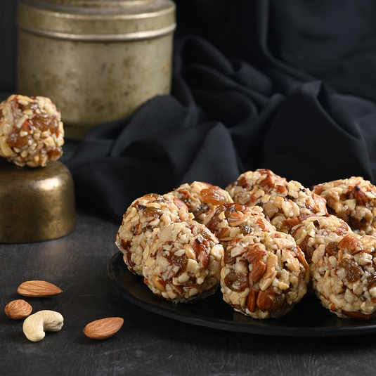 Dryfruit Honey Laddu (Zero-Sugar)